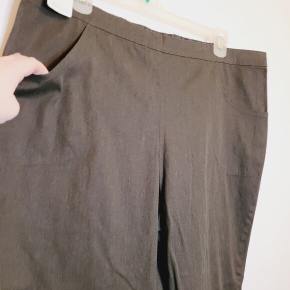 New JMS Just My Size Grey Pull On Trouser Pants 3X plus size career officecore - Picture 4 of 8